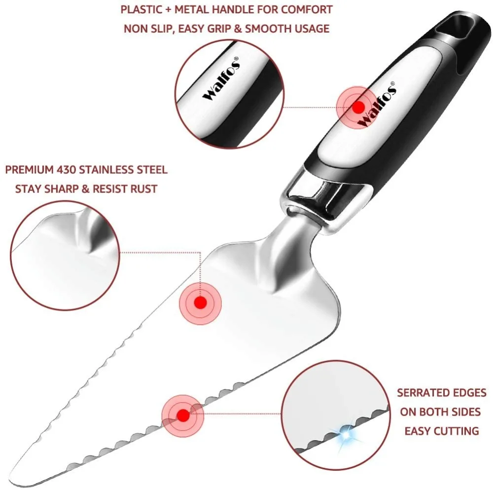 Pizza Cutter Stainless Steel Pizza Knife Cake Bread Pies Pastry Dough Household Kitchen Wheels Cooking Tools