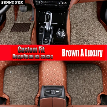 

SUNNY FOX special car floor mats for Kia Rio K2 Spectra Cerato Forte 5D heavy duty foot case car styling rugs carpet liners (200