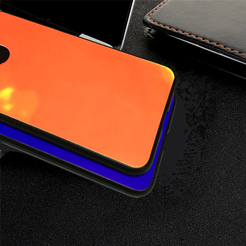 50 шт. термочувствительный цвет изменить волшебный PU чехол для Redmi 7 7A 6 6A Note 8 7 6 K20 Pro температурный тепловой датчик крышка