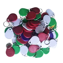 100 шт./лот) TK4100(Совместимость с EM4100) RFID считывание только 125 кГц брелок антикоррозийный Брелок ID Keyfinder Key Finder Tag