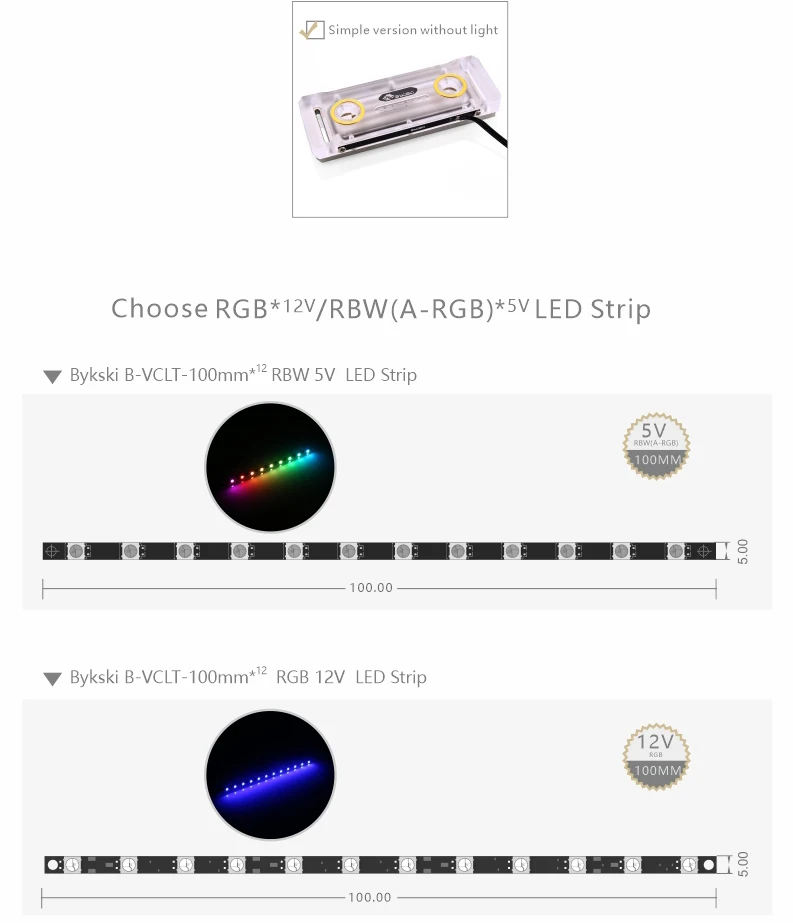 suporte dois ram canal rbw rgb B-RAM-D4-X