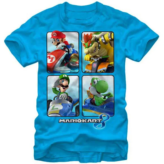 2019 funny t shirt men novelty tshirt Mario Boxed Karts T-shirt | Мужская одежда