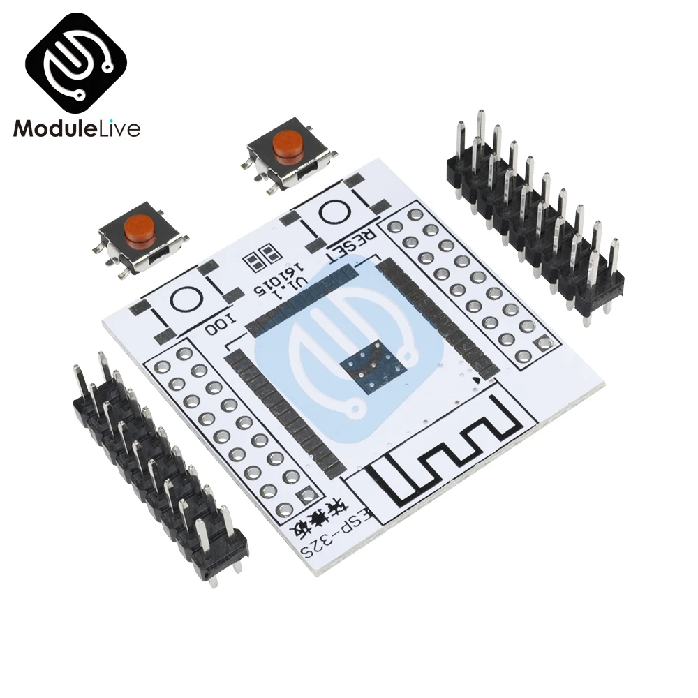 2 шт. ESP-32S Pinboard преобразовательный модуль ESP32S Соединительная плата Поддержка для ESP-32S Беспроводной Wi-Fi и bluetooth-адаптер модуль
