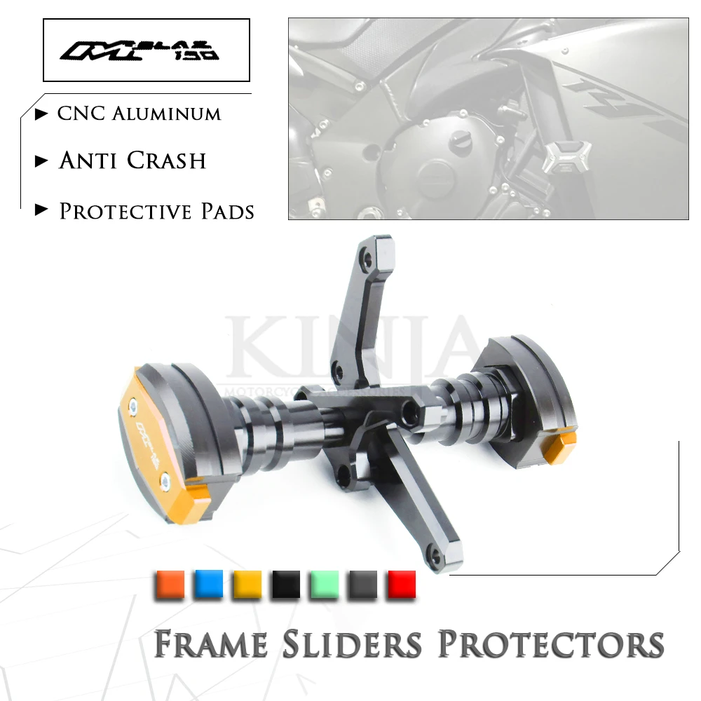Рамка Слайдеры Краш протектор для Yamaha MT15 MT-15 MT150 M-SLAZ 150 16-18