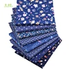 Chainho,8pcs/Lot,Dark Blue Floral Series,Printed Twill Cotton Fabric,Patchwork Cloth ForDIY SewingQuilting Baby&ChildrenMaterial ► Photo 2/6