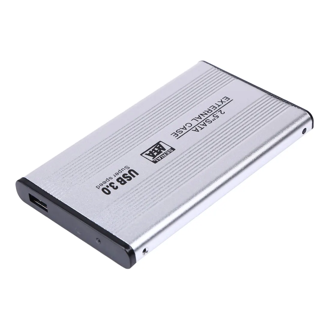 2," SATA USB 3,0 HDD корпус мобильного диска коробка жесткий диск внешний для ноутбука Aluminumhard диски зеленая подставка для экрана hdd - Цвет: Silver