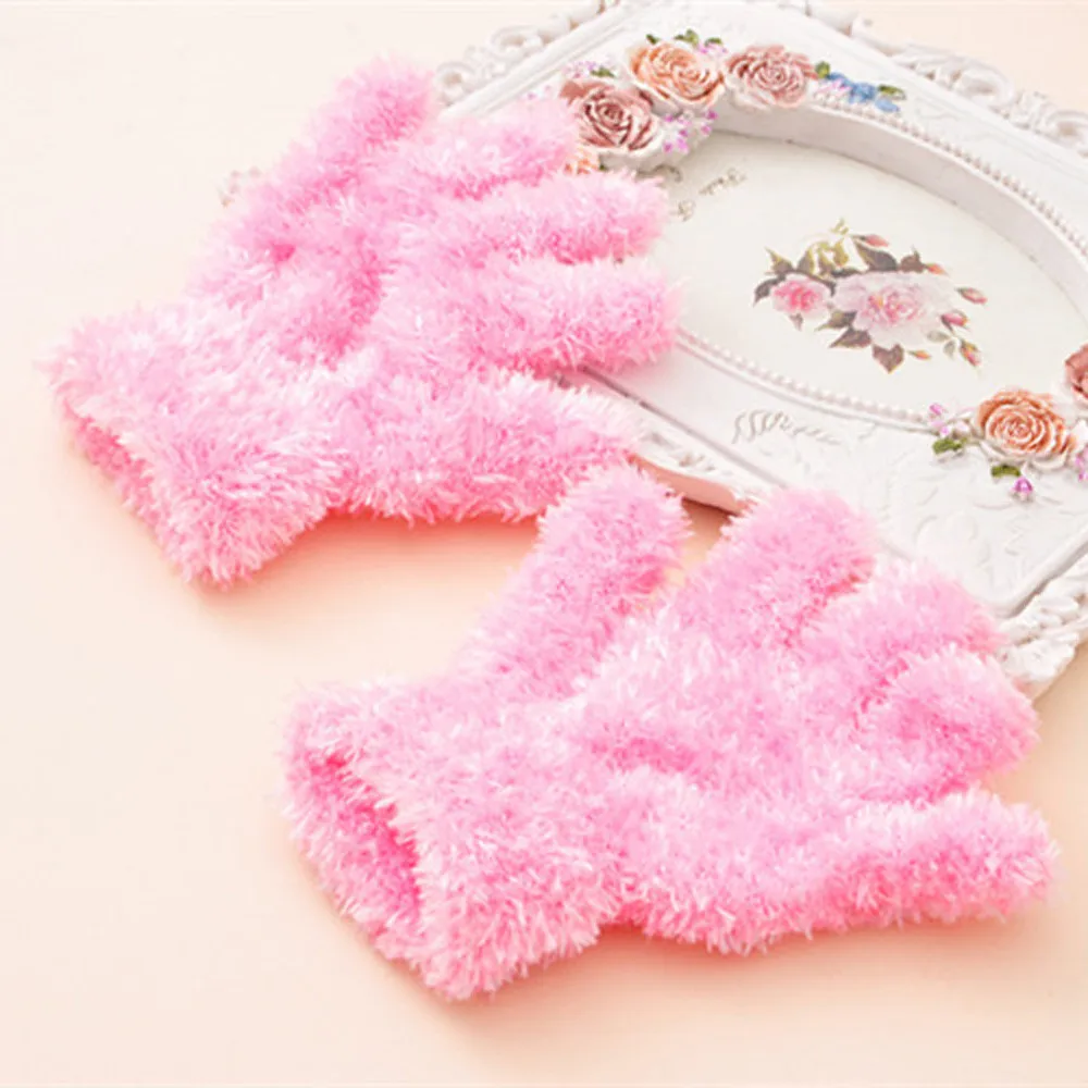 Детские зимние перчатки; милые детские вязаные теплые мягкие перчатки; детские перчатки ярких цветов для мальчиков и девочек; перчатки для малышей