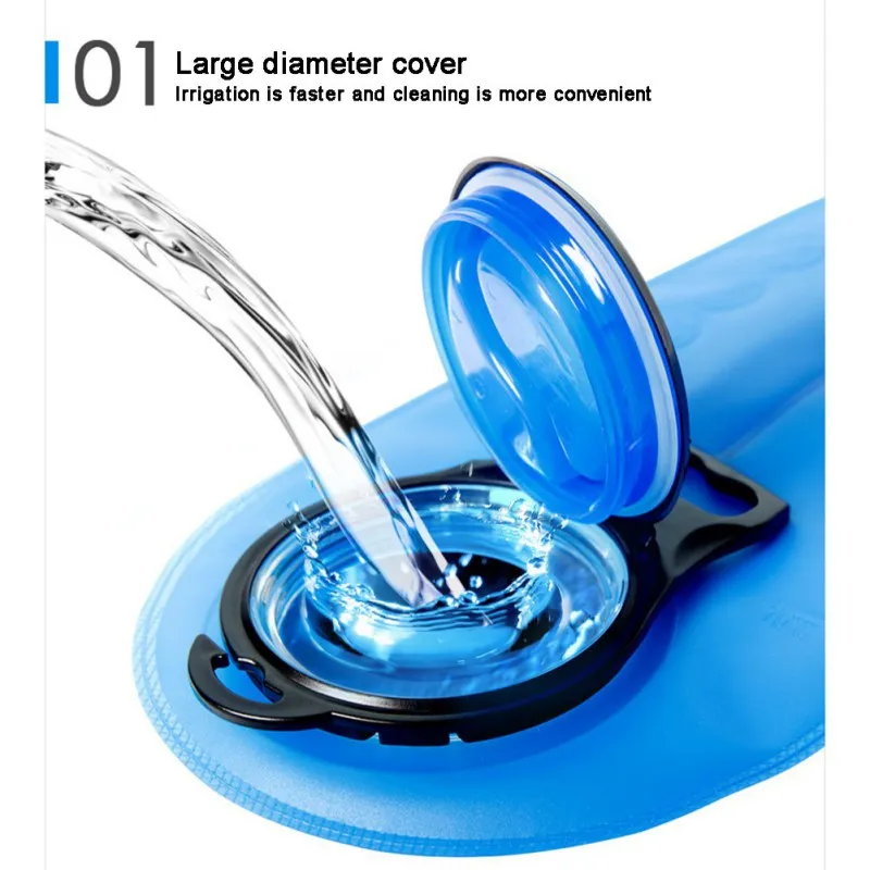 Outdoor 2L/3L Foldable TPU Water Bladder Bag Sport Hydration Bladder For Climbing Hiking Survival Water Bladder Bag