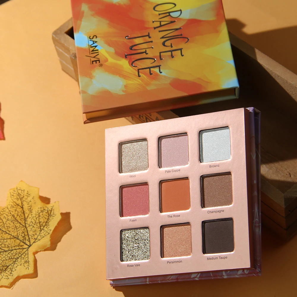 SANIYE Beauty палитра теней для век 9 цветов мерцающие пигментированные тени Палитра