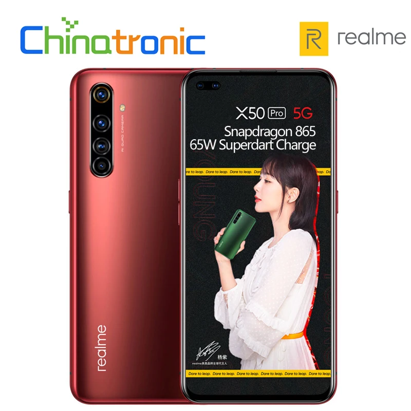 Оригинальный мобильный телефон realme X50 Pro 6 ГБ 128 Гб 5G Восьмиядерный процессор Snapdragon