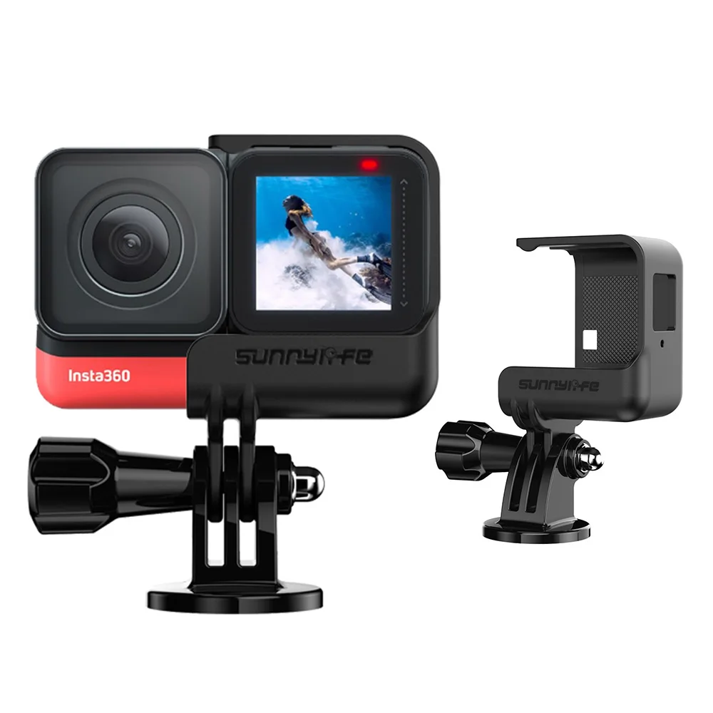 

Action Camera Frame Quick Release Cradle Mount for Insta360 One R Camera Accessories Tripod Protective Border Handheld Rack