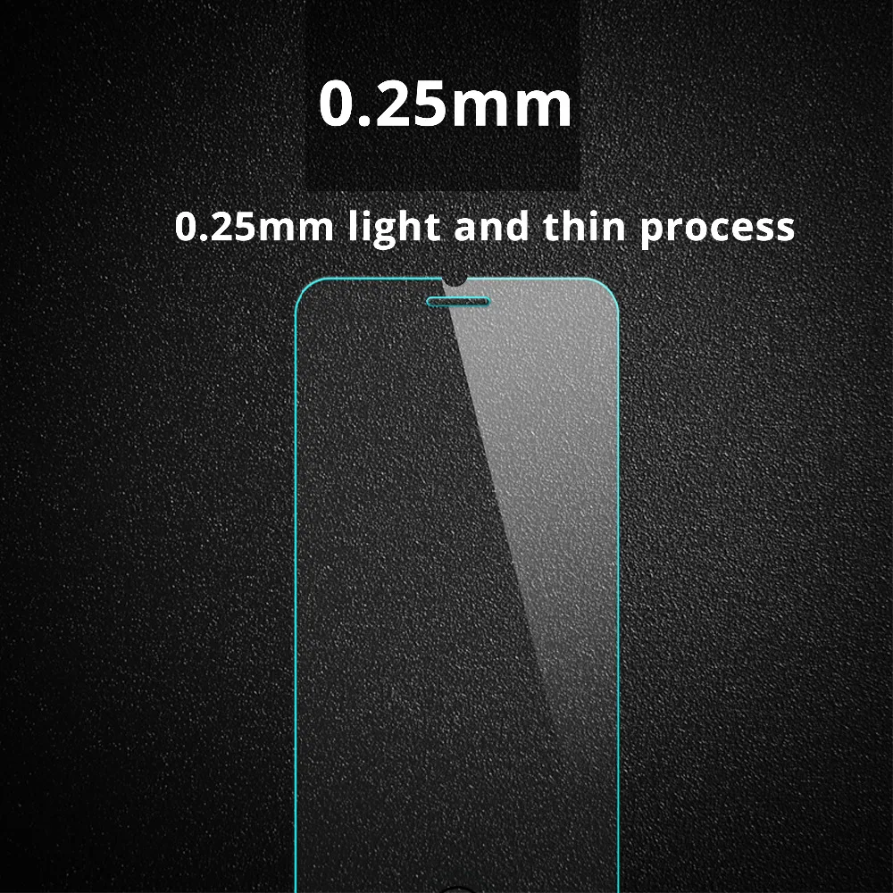 100 Pcs/lot 0.25mm Tempered Glass Screen Protector