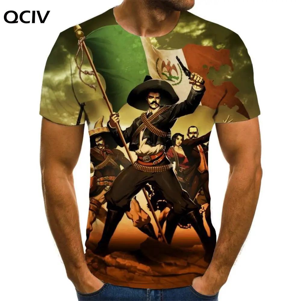 Футболка мужская приталенная с круглым вырезом коротким рукавом и 3D-принтом орла