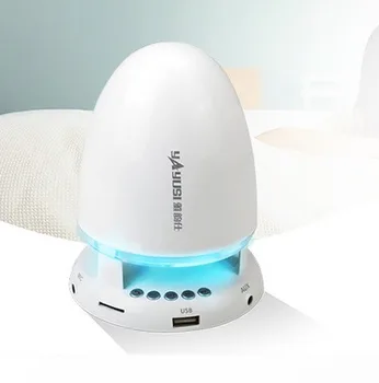 

Mini Portable Speaker USB Bullet Head Noise Reduction Computer Subwoofer Digital HiFi Colorful Music Player with LED Light