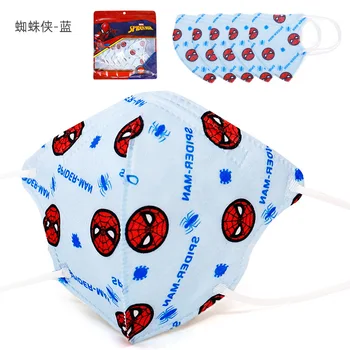 

5pcs/set Disney Marvel Spiderman Children's Face Maks Marvel Anti-Dust Protective Maks for Boys Girls Toys 3-10Y Popular Gifts