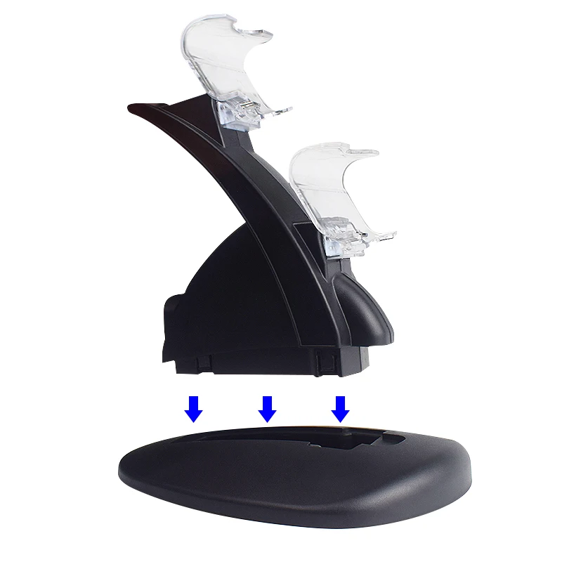 Controller Charger Dock LED Dual USB For PS4 Charging Stand Station Cradle For Sony Playstation 4 PS4 /Pro/Slim Controller