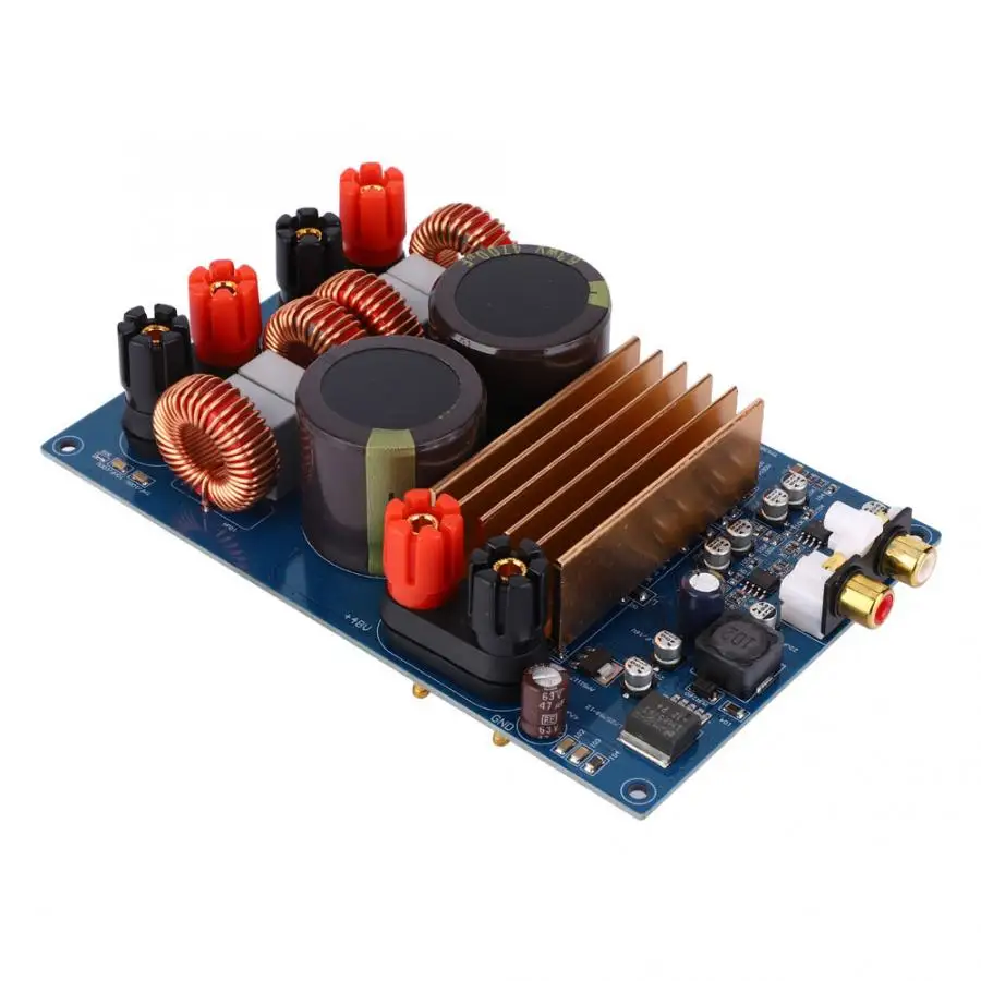 DC 48V Multimeter TPA3255 300W+300W High Power Class D HIFI Digital Stereo Power Amplifier Board Induction Heater
