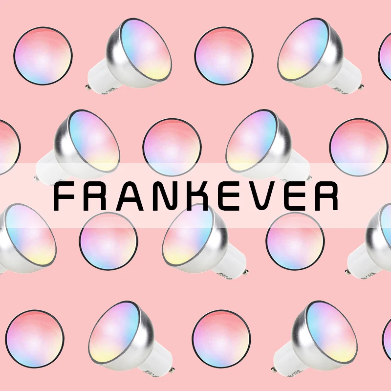 FrankEver 20 шт. затемняемая 5 Вт GU10/GU5.3 Беспроводная умная Светодиодная лампа AC85-265V голосовым пультом дистанционного управления