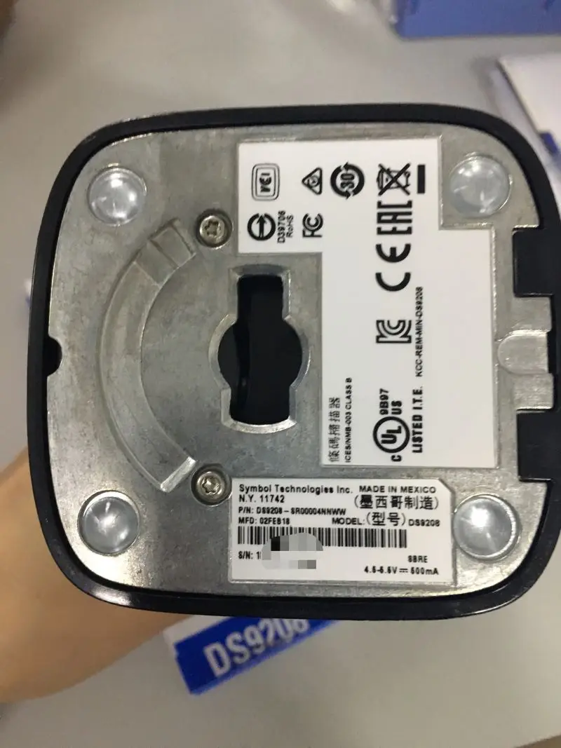 DS9208-SR00004NNWW всенаправленный Hands-free DS9208 Презентация Imager(2d 1d qr-код почтовые мобильные телефоны штрих-код) DS9208-SR