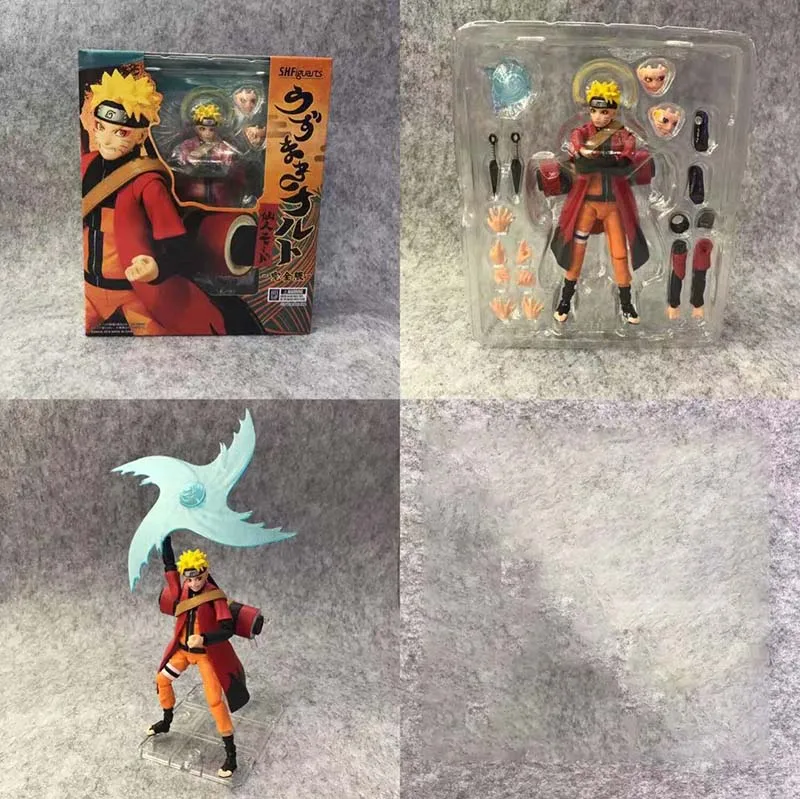 SHF Anime Naruto Uzumaki Naruto PVC Action Figure Collection Model VARIANT Toy 
