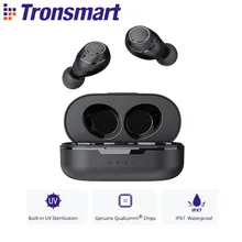 Tronsmart Onyx gratuit TWS écouteurs Bluetooth 5.0 sans fil écouteurs UV stérilisation QualcommChip avec aptX, IPX7 étanche