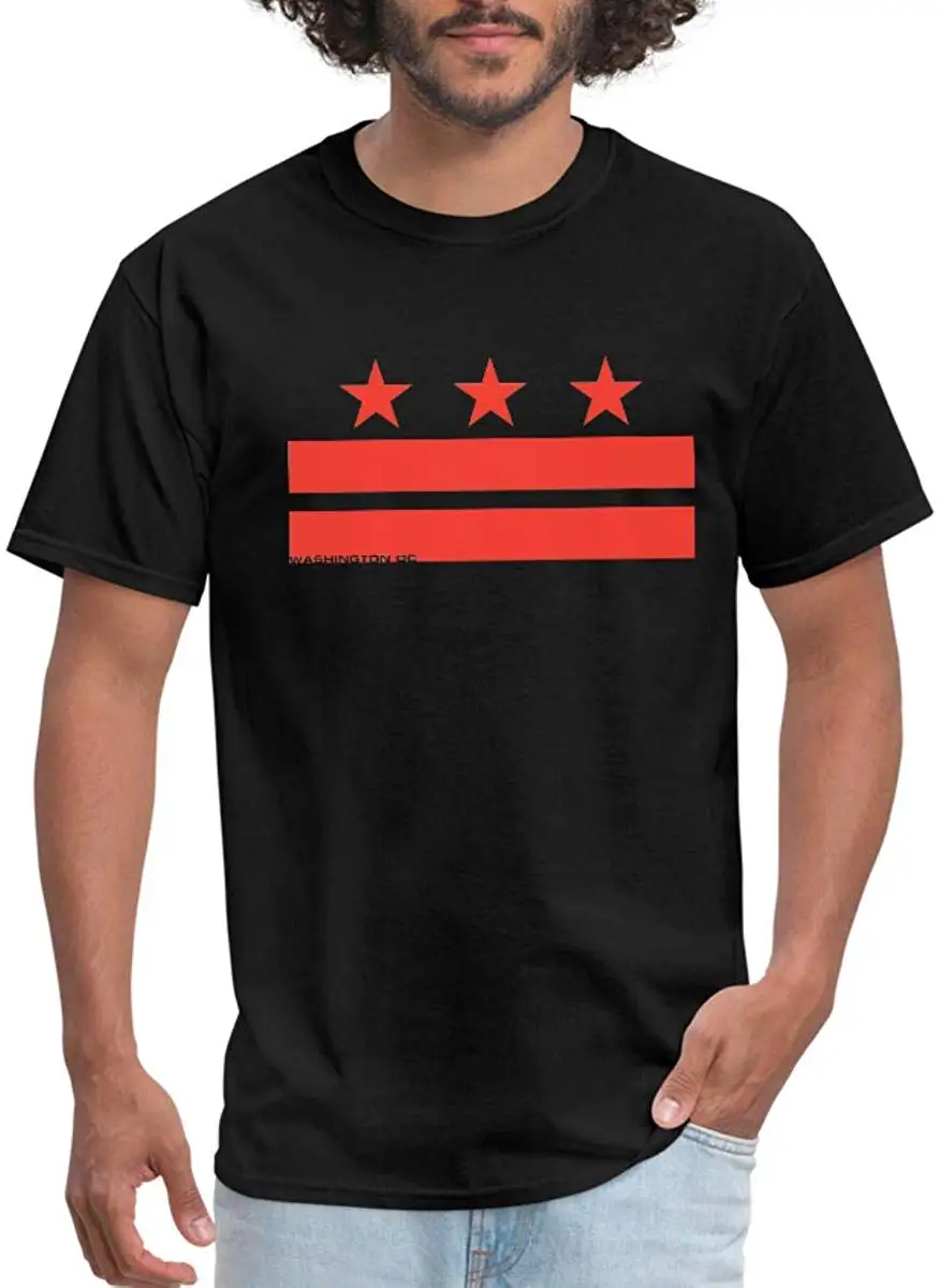 Washington DC Flag Men's T-Shirt unisex men women t shirt |
