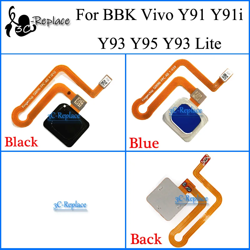 Для BBK Vivo Y91 Y91i Y93 Y95 Lite сканер отпечатков пальцев Сенсорный датчик ID кнопка Home Return в