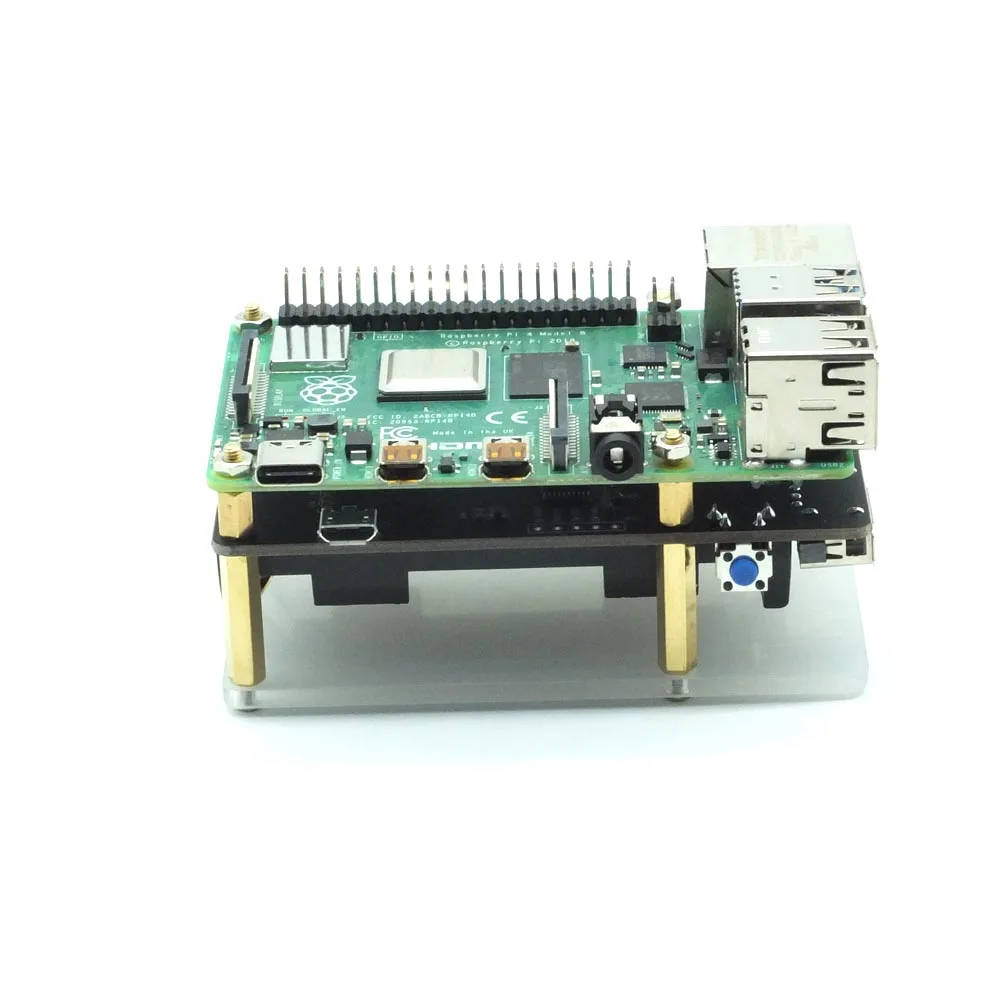 18650 UPS Pro источник питания устройство Расширенный два порта USBA для Raspberry Pi 4 B/3B+/3B