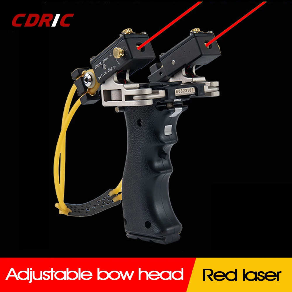 

Laser Targeting Slingshot Hunting Bow Outdoor Powerful Slingshot high-end Rubber Bands Folding Wrist Slingshot Catapult Outdoor