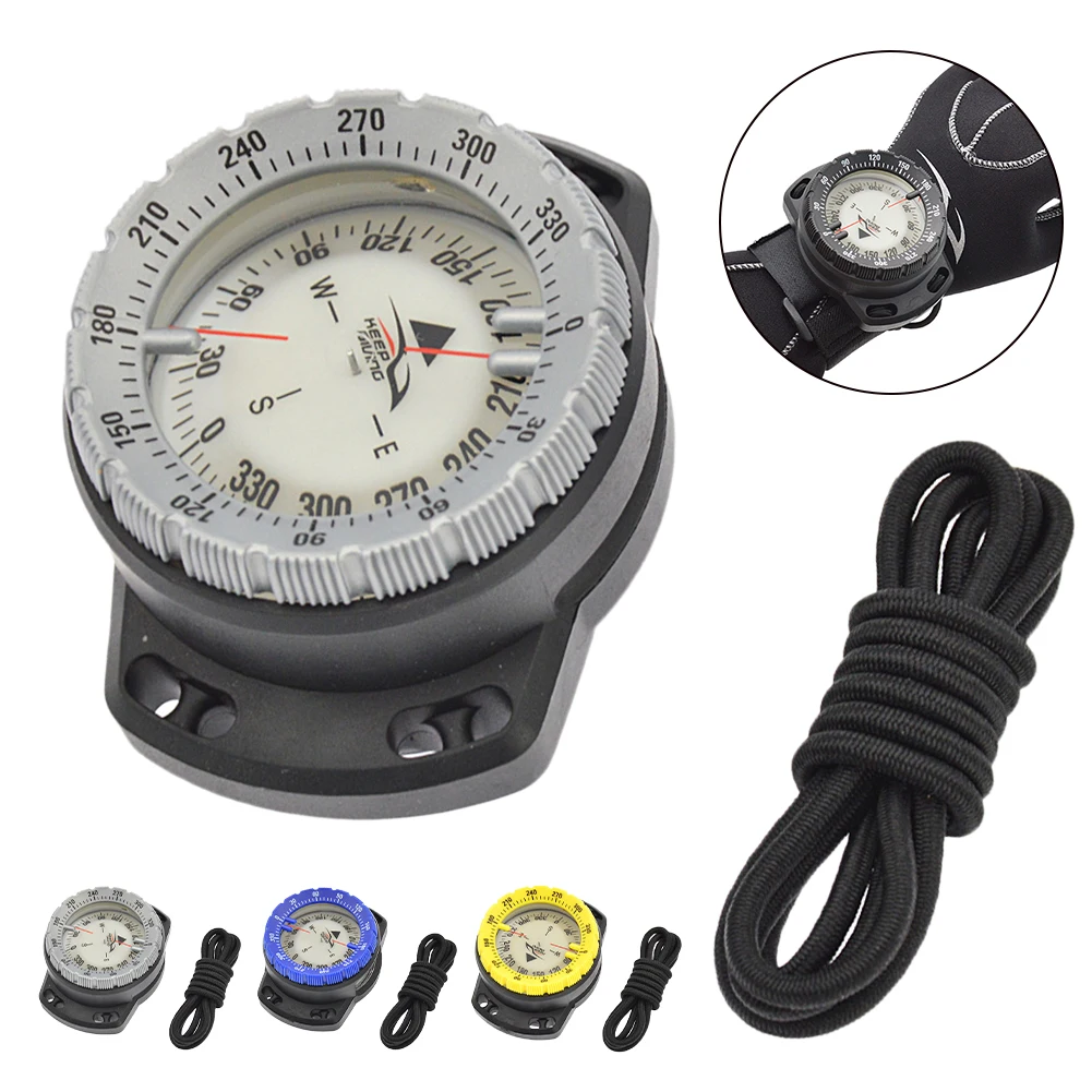 Underwater Compass Scuba Diving Navigation Compass Portable 50m