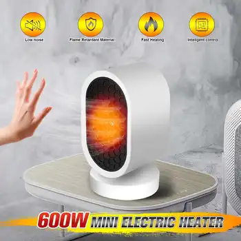 

Mini Electric Heater Portable Home Heating Fan 600W Miniature Low Power Small Sun Heating Machine Low Noise Warm Air Blower