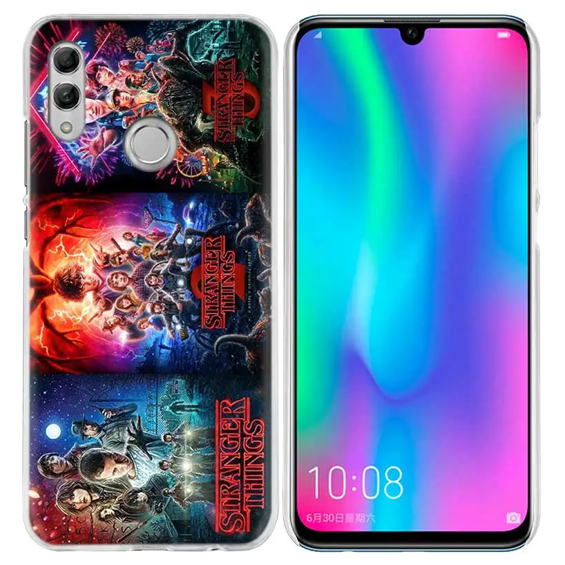 06 Чехол для ТВ-шоу странные вещи для huawei Honor 9X 8X Y9 20 9 10 Lite Play 8C 8A Pro V20 20i Y6 Y7 жесткий чехол для телефона - Цвет: 06