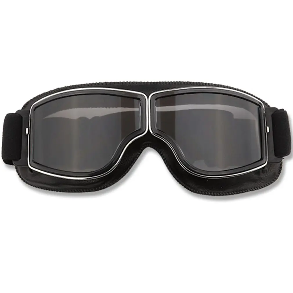

New Motorcycle Goggles Off-Road Riding Glasses Retro Leather Glasses Anti-Sand Personality Glasses Anti-Fall