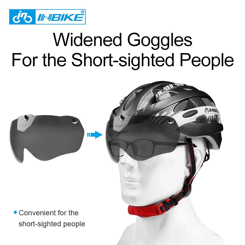 INBIKE Велоспорт Шлем Сверхлегкий велосипед шлем Для мужчин горная дорога женщин MTB