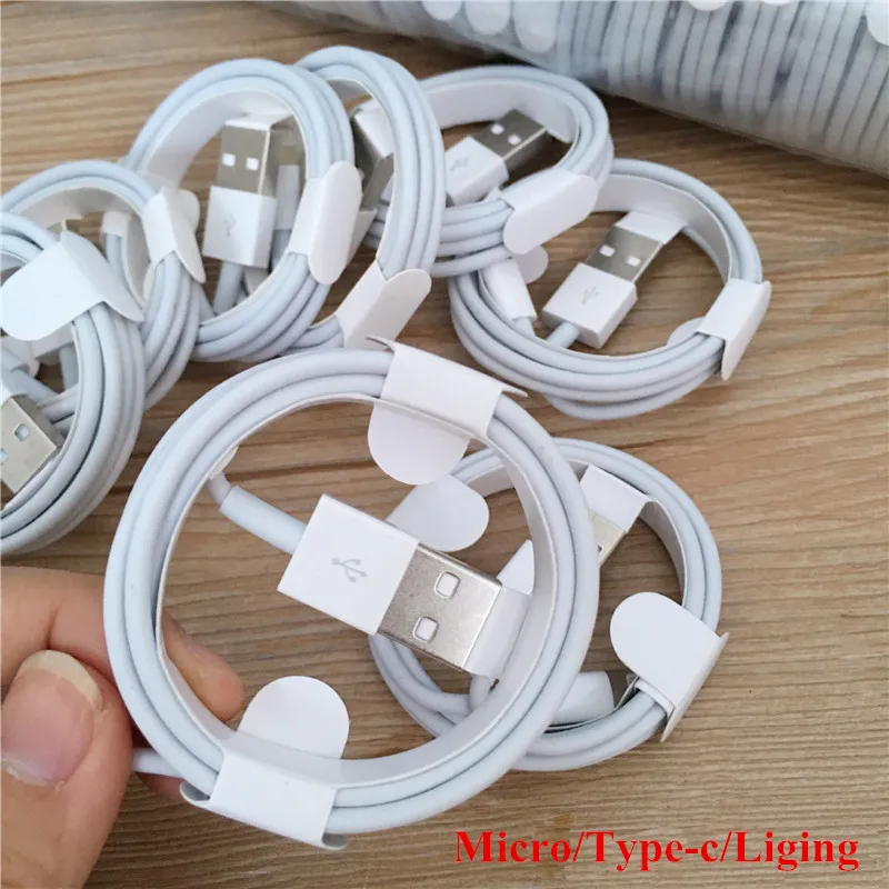 5 шт. кабель Micro Type C для зарядки телефона Samsung Huawei Xiaomi iPhone 12 11 PRO X XS MAX XR 5S SE 6S 7