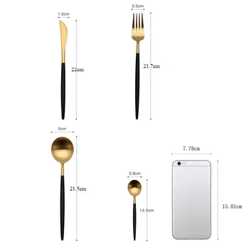 

High Quality 4 Pieces / Stainless Steel Cutlery Tableware Tableware Kitchenware Western Food Fork Set