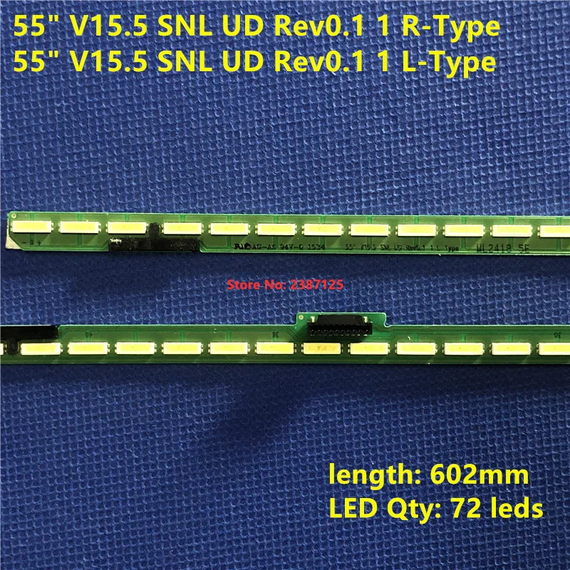 5kit LED 스트립 72램프 55 V15.5 SNL UD R L T-ype 6922L-0180A 6916L2269B 6916L2270B 55G7200 55UF8400 TH-55DX700C LC550EGE(