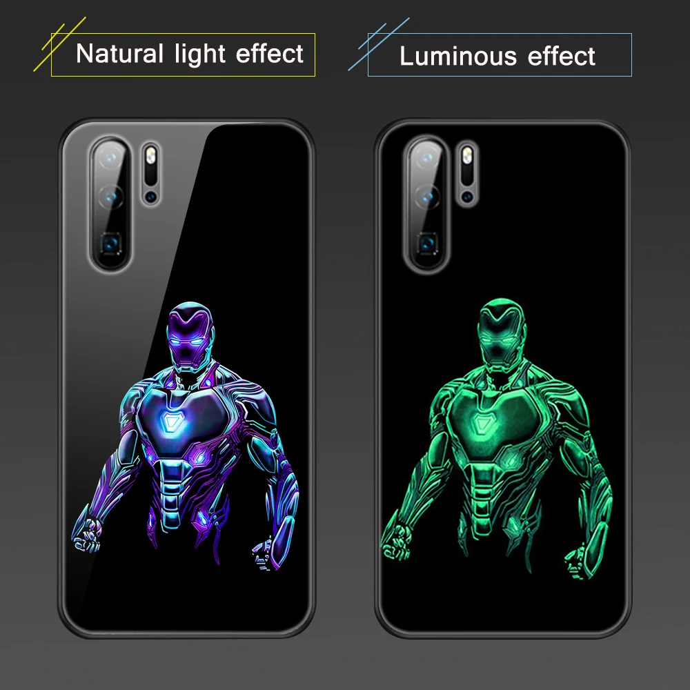 WM03773 Светящиеся стеклянные Чехлы Venom для huawei P20 P30 P10 Pro P Smart Plus Lite Z для Honor 20 20i 10 10i 9 7A 9X Pro Lite - Цвет: WM03773