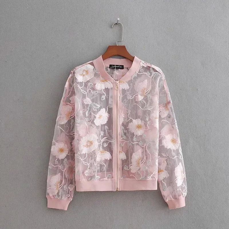 

2019 Summer Europe And America WOMEN'S Dress New Style Europe And America Embroidery Sun Blocking Coat Jacket