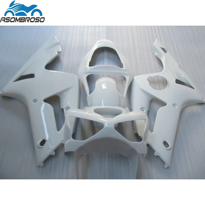 Полностью Белые 100% Запчасти для мотоциклов литья под давлением Kawasaki Ninja ZX6R