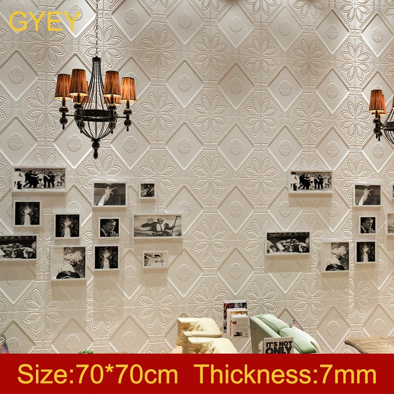 Самоклеющиеся 3D кирпичной стены стикеры для гостиных Водонепроницаемый пены Room