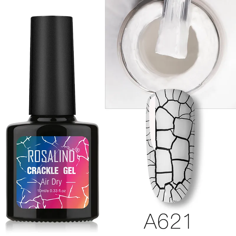 RBA621 ROSALIND гель-кракле лак для ногтей Быстросохнущий Гель-лак для маникюра для УФ полупостоянного покрытия - Цвет: RBA621