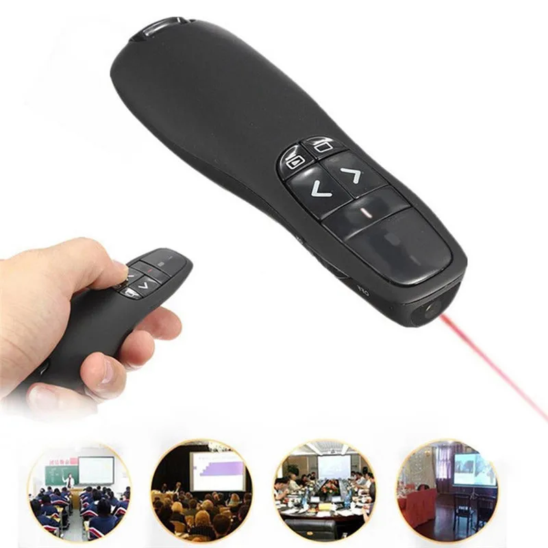 Указка PPT с дистанционным управлением RF 2 4 ГГц USB беспроводной презентатор