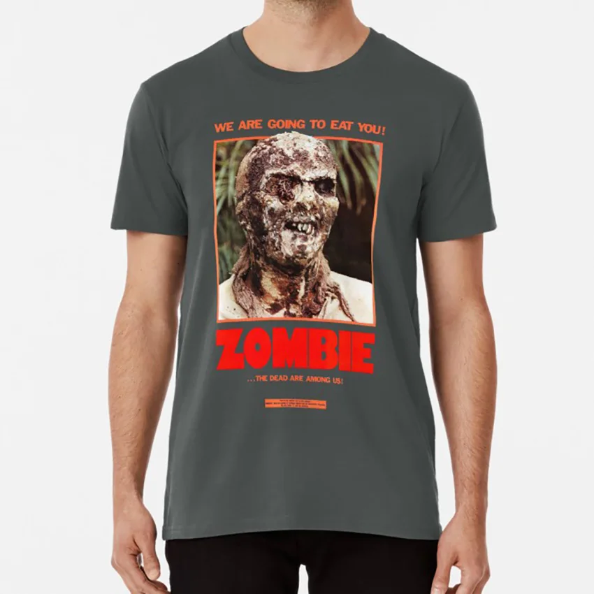 Maglietta Zombie Flesh Eaters Zombi 2 Zombie Flesh Eaters Dawn Of The Dead Zombies