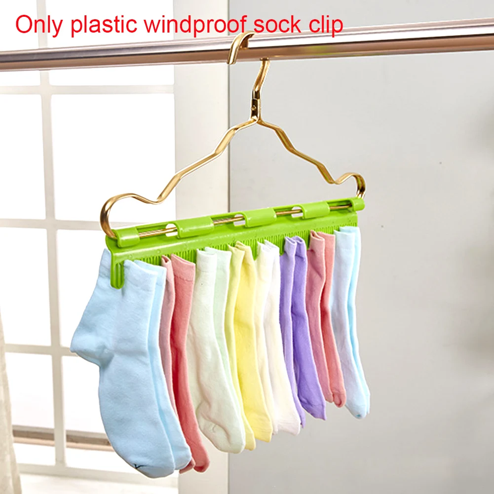 2 шт. прочный подвесной нескользящий Зажим для полотенец ветрозащитная стойка для белья гребень Дизайн Носки зажим пластиковая вешалка для хранения бытовой