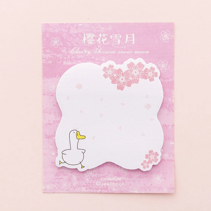 Креативный Kawaii блокнот для заметок милый студенческий липкий блокнот планировщик клейкий офисный Декор школьные канцелярские принадлежности 02151