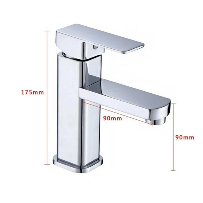 Badarmatur Wasserhahn Waschtisch Mischbatterie Einhebelmischer Waschbecken Bad Toilette P666
