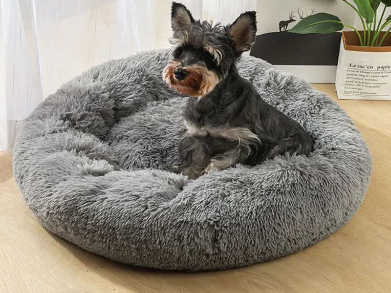 Кровать для питомца собаки Удобная пончик Cuddler круглая кровать для собаки ультра мягкая моющаяся собака и кошка подушка кровать(несколько размеров