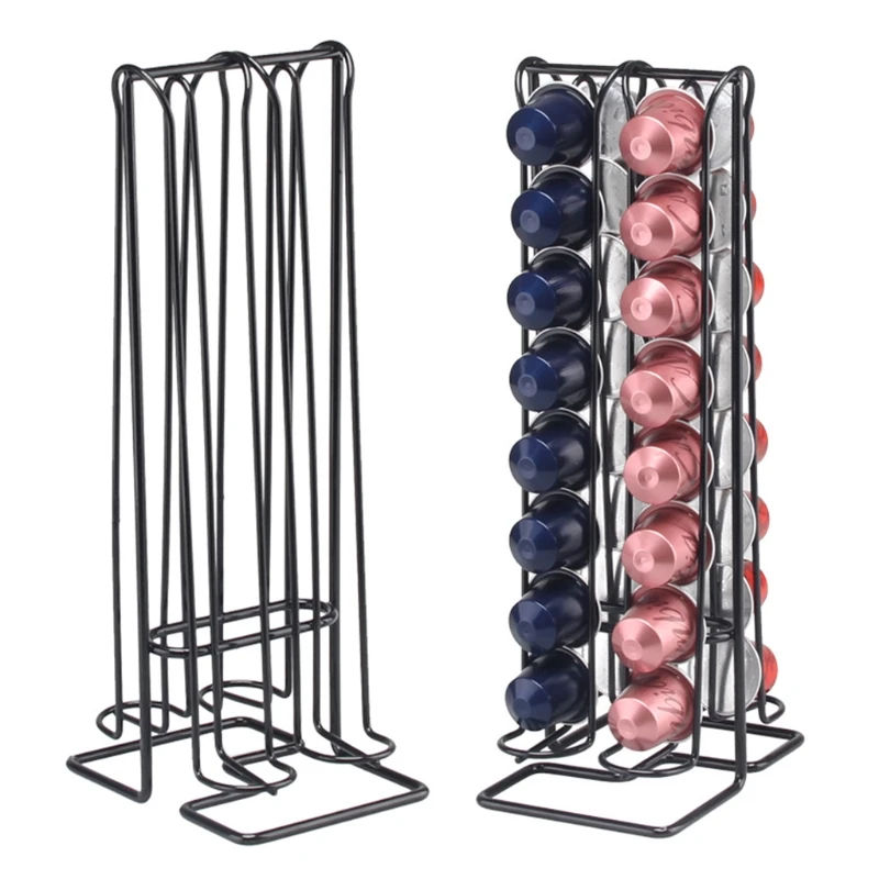 Vertical Coffee Capsule Holder Coffee Pod Stand Office Kitchen Desktop Storage desktop storage rack,storage rack