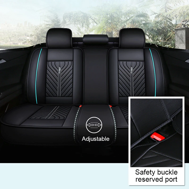 Aierxuan - Juego completo de fundas de asiento de automóvil de cuero  impermeable compatibles con Toyota Highlander Corolla Prius Camry Rav4 Mdx  Chevy